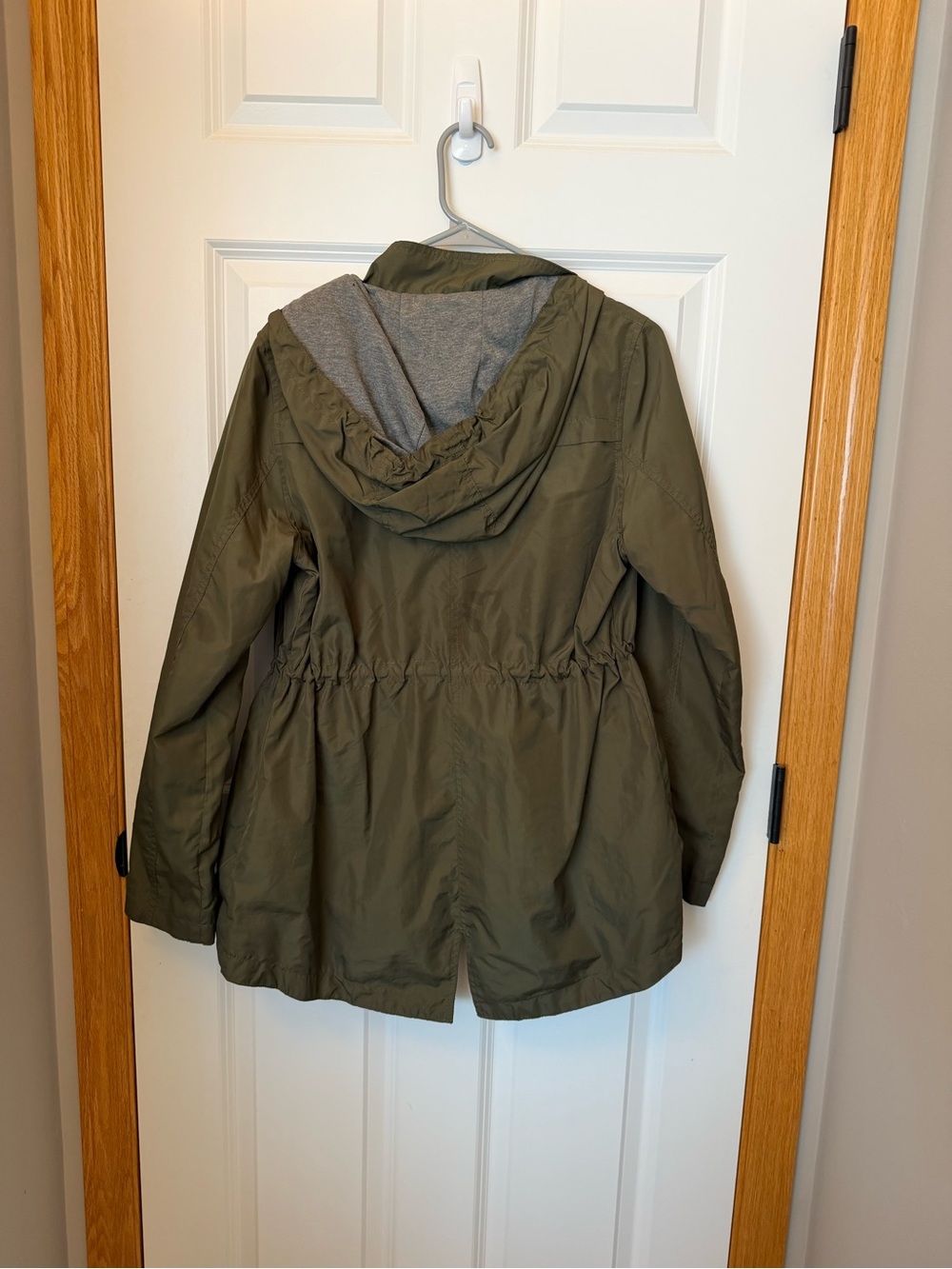 Merona Olive Green Hooded Utility Anorak Jacket - Picture 2 of 5